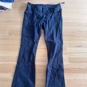 Brandy Melville Navy Flared Pants